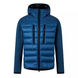 Veste matelassée pour homme de haute qualité, col montant, hiver, épaisse, décontractée, à capuche, en coton, écologique, coupe-vent - Product Image 1