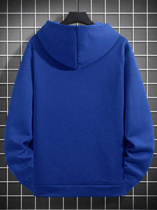 Sudadera con Capucha Bordada de Moda para Hombre, Personalizada, Impresa, Transpirable, de Secado Rápido, Material de Felpa de Algodón/Poliéster para Invierno - Product Image 5