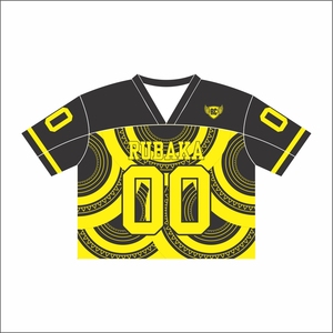 Chemises unisexes en jersey de sport coupe carrée pour hommes T-shirt en maille XL imprimé de logo personnalisé uniformes d'entraînement Football américain Baseball - Product Image 5