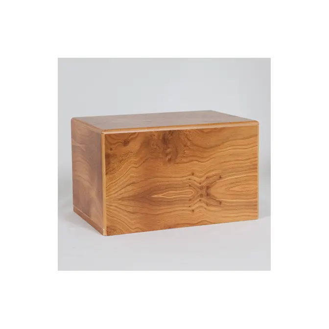 Latest Solid Wooden Urn Natural Color Memorial Ashes Handmade Wood Urns Using For Love Once And Pet