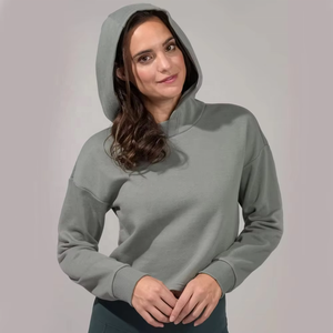 OEM de peso pesado espacios en blanco pulóver sudaderas con capucha y sudaderas para mujeres Unisex personalizado cuello redondo sudaderas bordado logotipo personalizado - Product Image 3