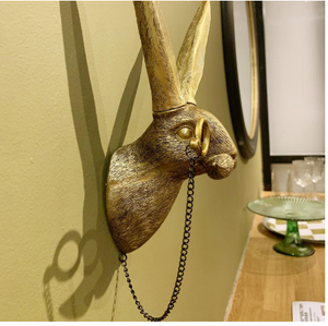 Cabeza de Animal colgante de pared decoración Metal decorativo ciervo escultura montado en la pared cabeza de Animal hecho a medida hogar decorativo Ciervo - Product Image 4