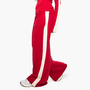 Pantalon de jogging pour femme en polyester/coton, tendance hiver, avec logo en dentelle imprimé personnalisé, couleur unie, coupe classique - Product Image 6