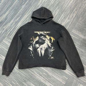 Sudadera con Capucha Unisex de Alta Calidad, Algodón, Cierre de Cremallera, Cordón Ajustable, Diseño Personalizado con Estampado de Letras, Estilo Urbano, Fabricante de Ropa con Capucha y Logotipo Impreso - Product Image 2