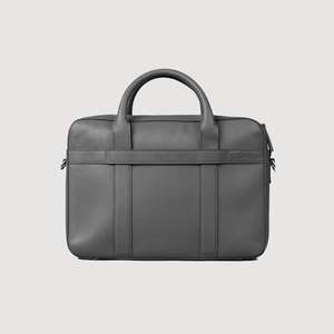 Maletín de Cuero Genuino Clásico Casual de Gran Tamaño Captain, Bolsa Rígida y Suave con Cierre de Cremallera, Forro de Nailon, Cuero PU para el Trabajo - Product Image 2