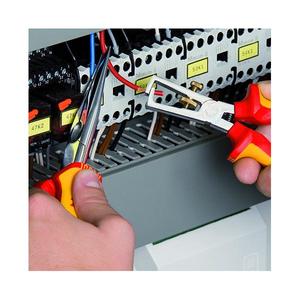 Pelacables Universal Cromado Knipex con Empuñaduras Multicomponente y Tornos de Banco con Resorte de Apertura - Product Image 3