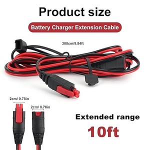 Câble d'extension isolé en PVC NOCO GC004 X-Connect, accessoire pour chargeurs de batterie intelligents Genius, utilisation pour moto et appareils électroménagers - Product Image 2