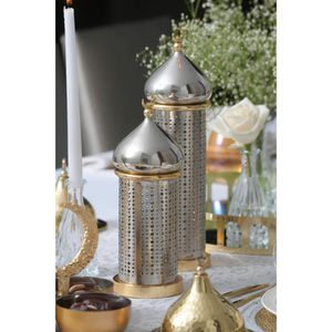 Candelabro Eid candelabro acentos de Ramadán Adornos islámicos Adornos de Ramadán Portavelas decorativo - Product Image 6
