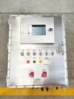 Boîtier de commande d'éclairage antidéflagrant industriel SS316L Ex Db IIB T4 Gb IP66 pour zones dangereuses, chimiques, pétrochimiques, offshore