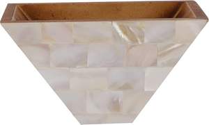 High Quality Mother Pearl Handcrafted Coaster Artistic Handmade Finish Bohemian Style <b>Square</b> Shape Eco-Friendly for Furniture - Product Image 2