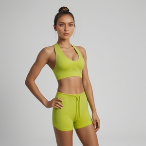 ชุดโยคะฤดูร้อนของผู้หญิงเสื้อแขนกุดชุดออกกำลังกายในยิมเสื้อแขนกุด - Product Image 4