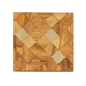 Sous-verres en bois classiques écologiques en gros pour boissons chaudes/froides (OEM) |   Protection de table pour la maison, le bureau, le café, le restaurant - Product Image 4