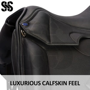 Selle de course équestre pour cheval en cuir de vachette confortable de haute qualité durable Couleurs personnalisées disponibles - Product Image 3