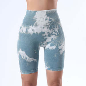 Shorts de Yoga para Mujer de Alta Elasticidad, Diseño Personalizado, Logotipo Urbano, Color Sólido, Elásticos en Cuatro Direcciones, Transpirables, Ligeros, Venta al Por Mayor - Product Image 3