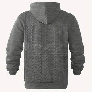 Sudaderas con capucha holgadas y cálidas con diseño de Jersey clásico y bolsillo de canguro para actividades diarias al aire libre Sudaderas con capucha para hombres - Product Image 3