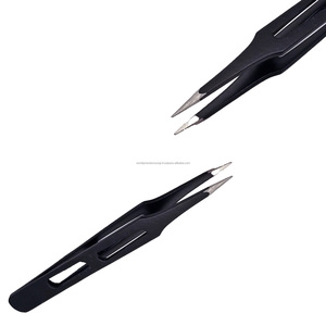 Pince à épiler de précision WORLD PRECISION SURGICAL WPS-JST-01, style bijoutier, droite, à pointe fine, en acier inoxydable, légère, pour sourcils - Product Image 2