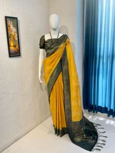 Seda suave de buena calidad con Jacquard Saree mujer moda fábrica al por mayor fabricante y proveedor de Surat - Product Image 6