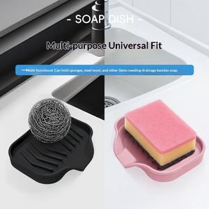 Hot-selling New Product Japanese-style Bathroom Kitchen Drainage Mat Storage Tray Creative <b>Soap</b> <b>Holder</b> with Customizable logo - Product Image 4