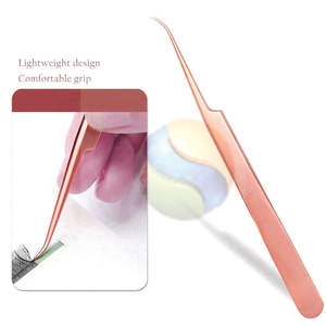 แหนบต่อขนตาแบบวอลุ่ม พรีเมียม รับทำโลโก้  ความแม่นยำสูง ผลิตจากสแตนเลส สำหรับต่อขนตาแบบวอลุ่ม ระดับมืออาชีพ - Product Image 3