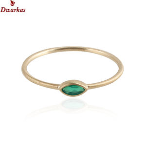 Elegante anillo de piedras preciosas de Plata de Ley 925 Moda chapado en oro Forma de marquesa Estilo clásico para fiestas Precio al por mayor de fábrica - Product Image 4