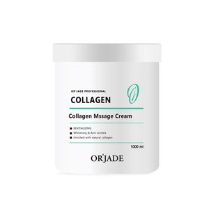 Crème de massage au collagène OR`JADE, soin esthétique du visage, apaisant, raffermissant, hydratant, nutrition, extrait d'algues, eau de rose - Product Image 1