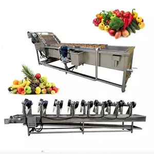 Vegetable Washing And Peeling Machine Carrot Apple Tomato Sweet Potato Strawberry Washing Machine