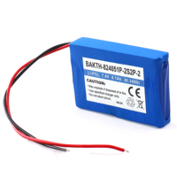BAKTH-824051P-2S2P-2 7.4V 4.1Ah batterie au lithium-polymère rechargeable Offre Spéciale batteries au lithium-ion personnalisées