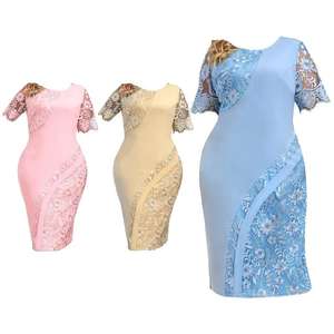 Ensemble pull moulant en dentelle florale de luxe pour femme, XXL, motifs variés, couleurs personnalisables, style décontracté, écologique, naturel, été, ODM - Product Image 1