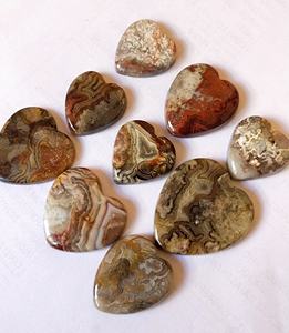 อัญมณีรูปหัวใจจากอาเกตคุณภาพสูง ดีไซน์ลูกไม้สุดหรู สำหรับทำเครื่องประดับทุกประเภท ราคาขายส่ง - Product Image 3