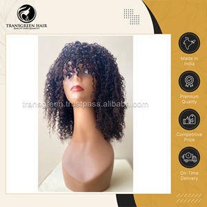 Dernier Stock Arrivée Vente Chaude D'origine Inde Cheveux Vierges Bruts Non Traités HD Bob Crépus Bouclés Extensions de Cheveux Humains Perruques - Product Image 2
