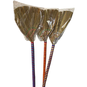 ไม้กวาดหญ้าด้ามยาว-เวียดนามไม้กวาดทำความสะอาดฟางนุ่มสำหรับใช้ในครัวเรือนและเชิงพาณิชย์ - Product Image 2