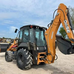 Retroexcavadora de cargador frontal usada para Case 580SV 4WD Tractor Mini cargador 2 toneladas de carga nominal Cabina Calor Aire Transmisión estándar Núcleo del motor - Product Image 2