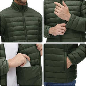 Puffer Jacket Lightweight High Quality Fashionable Puffer Jacket <b>Winter</b> Fashion Men Customized logo Top Trending Puffer Jacket - Product Image 6