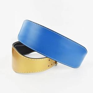 GAF Custom Logo Gym Training Waist Belt Ceinture d'entraînement en cuir de vachette Spot d'entraînement pour l'haltérophilie dorsale Powerlifting Fitness Safety Product - Product Image 4