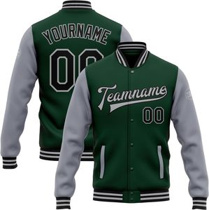 Vestes universitaires classiques pour jeunes adultes Logo personnalisé Nom Patch Laine et cuir Style collège Fournisseur OEM - Product Image 1