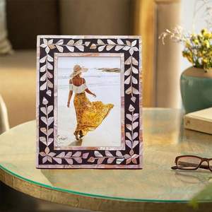 Handcrafted Wholesale Unique Gift Creative Pine Bone Inlay Wood Photo <b>Frame</b> - Product Image 4