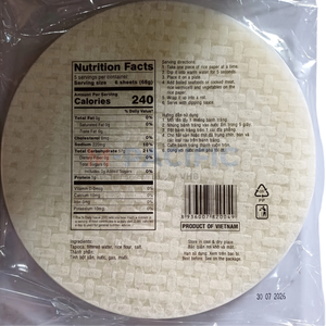 3 Cay Tre Vietnamese Rice <b>Paper</b> Round <b>Spring</b> <b>Roll</b> Wrapper 400g Wholesale - Product Image 3