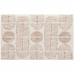 Avior tapis de bain éco-durables pur coton naturel tissé éponge moderne Jacquard Design doux absorbant pour salle de bain Inde - Product Image 1