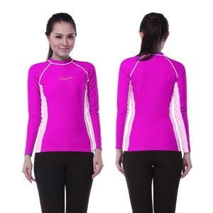 Rashguard à manches longues personnalisé avec logo 2025, sublimation, pour femmes, maillot de bain, protection solaire, compression BJJ MMA - Product Image 3