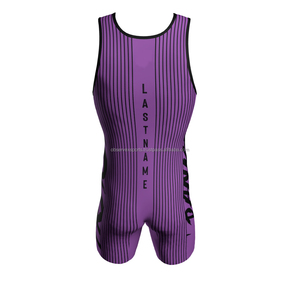 Maillots de lutte personnalisés pour hommes Spandex/polyester Body à séchage rapide léger - Product Image 2