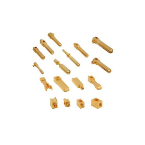 Goupille de prise en laiton pour prises électriques et connecteurs résistants à la corrosion, usinés avec précision avec nickelage - Product Image 4