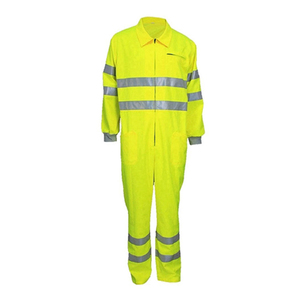 OEM personalizado Hi Vis construcción ropa de trabajo de alta visibilidad al por mayor mono para carretera y fuegos artificiales seguridad calidad FRC ropa - Product Image 4