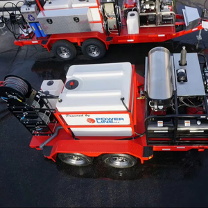NOUVEAU Nettoyeur Haute Pression Diesel sur Remorque - Pack de Base Moteur 24.8HP 8.5GPM 3600 PSI Fonctionnement Double Pistolet À Vendre - Product Image 1