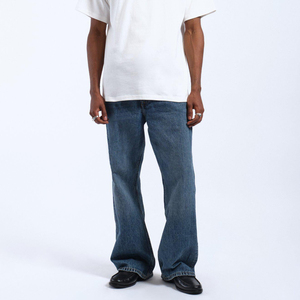 กางเกงยีนส์ขาตรงสไตล์วินเทจสำหรับผู้ชายกางเกงยีนส์สไตล์โอเวอร์ไซส์สไตล์สตรีทแบบกำหนดเอง2025 - Product Image 2