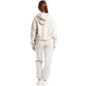 Chándal deportivo para mujer fabricado con tejido elástico paneles de malla transpirable chaqueta frontal con cremallera pantalones Jogger para sesiones de gimnasio - Product Image 2