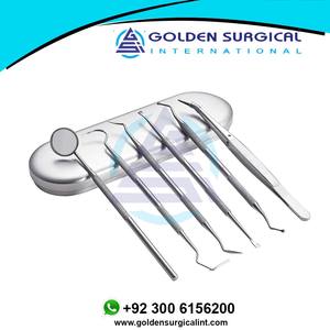 Faucille tartre détartreur dents Pick spatule miroir dentiste cadeau soins bucco-dentaires outils de nettoyage des dents ensemble dentaire instruments chirurgicaux - Product Image 4