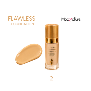 <b>Foundation</b> Liquid Mocoallure Makeup Natural Finish Long Wear 12 Shades Display Bottle - Product Image 2