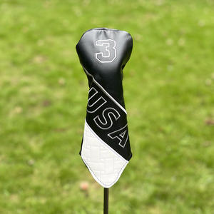 Golf Club Cover USA American Style No. 1 <b>Wood</b> <b>Fairway</b> <b>Wood</b> Universal Club Head Cover Ball Head protection Golf head cover. - Product Image 4