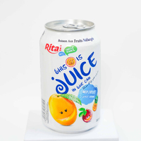 De Beste 320Ml Vers Vruchtensap Van De Vietnam-Fabrikant Drinkt Van Hoge Kwaliteit Oem Nieuw Ontwerp Aluminium Kan Het Type Puree