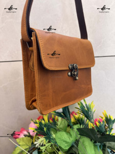 Hakiki deri çanta Crossbody kadın kullanımı için tek kollu çanta yeni tasarım el yapımı omuz Crossbody çanta - Product Image 2